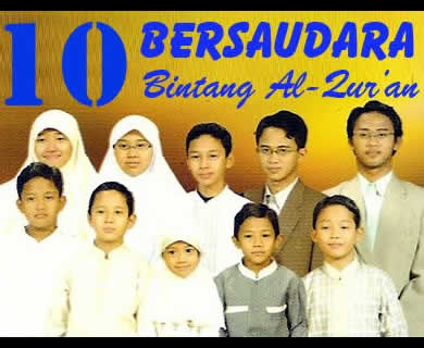 10 Bersaudara Sudah Hafal Qur’an di Usia Anak-Anak