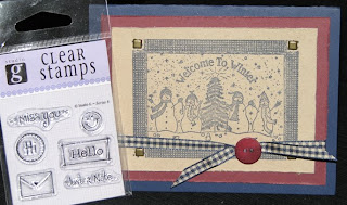 Card, handmade, snowman, winter, Stampin'Up!, stamping, clear stamps, Splitcoast