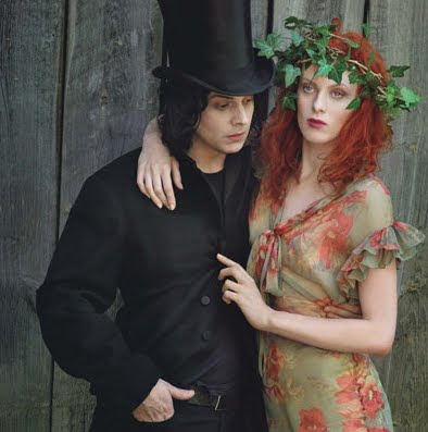 whatever wednesday ...Karen Elson & Jack White Vogue shoot!!