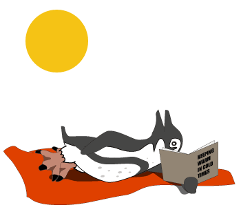 thumbs4penguins: Penguins: "Sun Is Killing Us!"