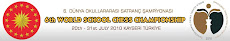 6th World School Chess Championship 20~31 July 2010 Kayseri Turkiye