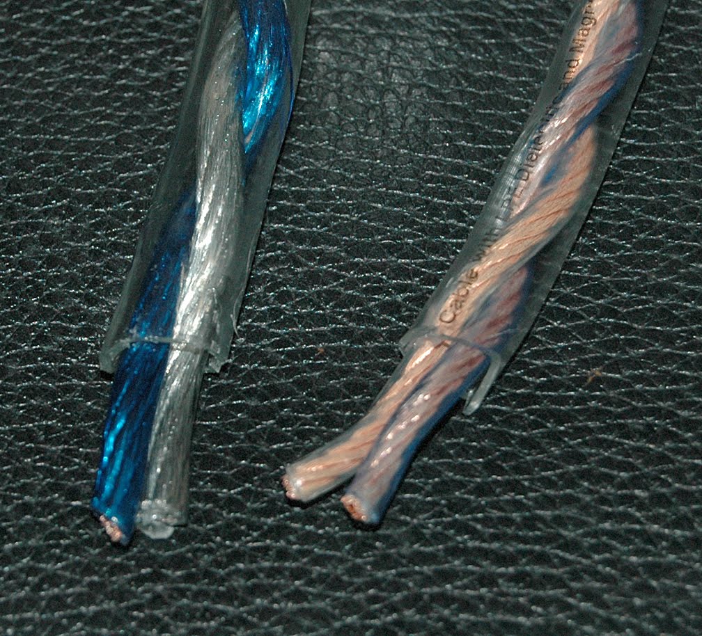 New speaker placement and wires.