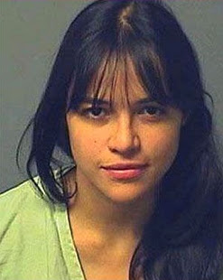 Michelle Rodriguez mugshot