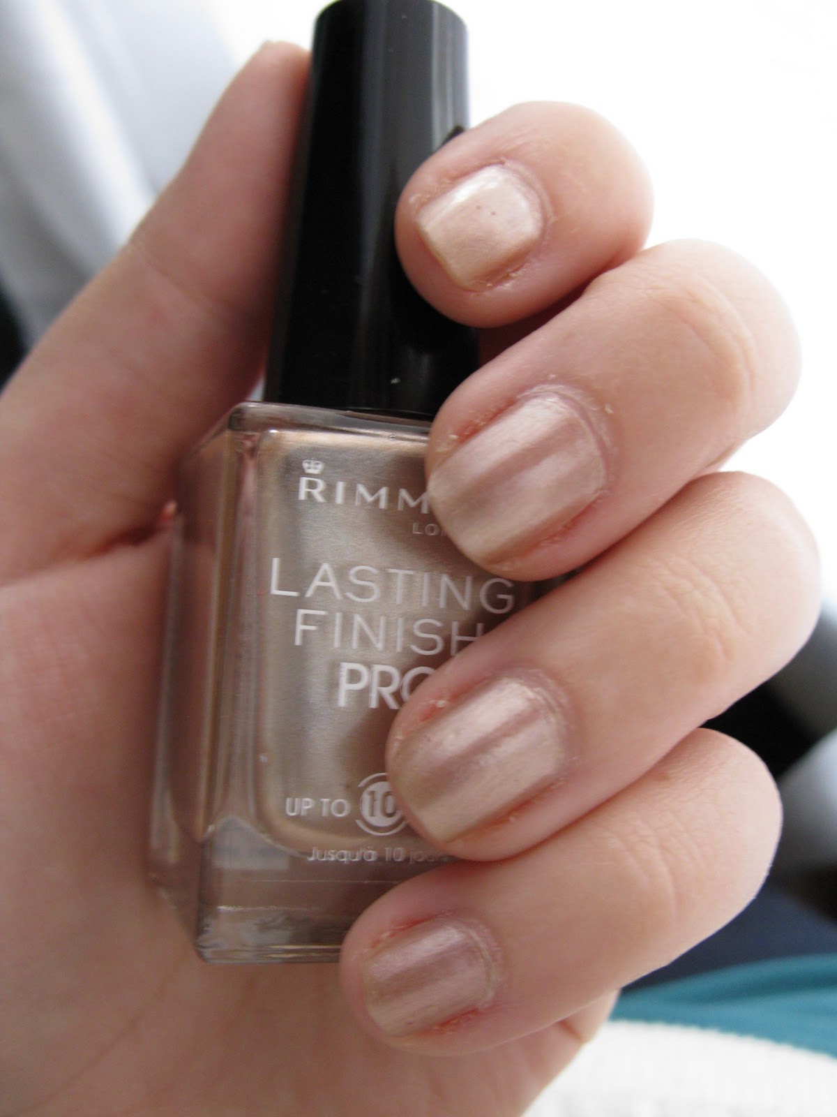 Beauty and the Newb Rimmel London Lasting Finish Pro Nail Polish in Gold Silk Possibly my