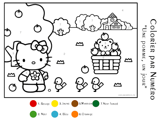 Coloriage magique maternelle dessin Coloriage magique maternelle