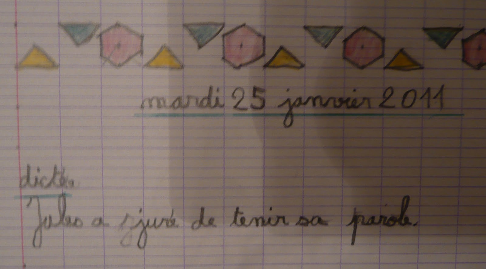 dictée 4 la rencontre