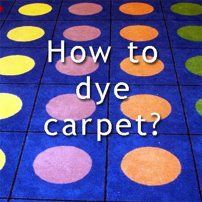 diy carpet dye