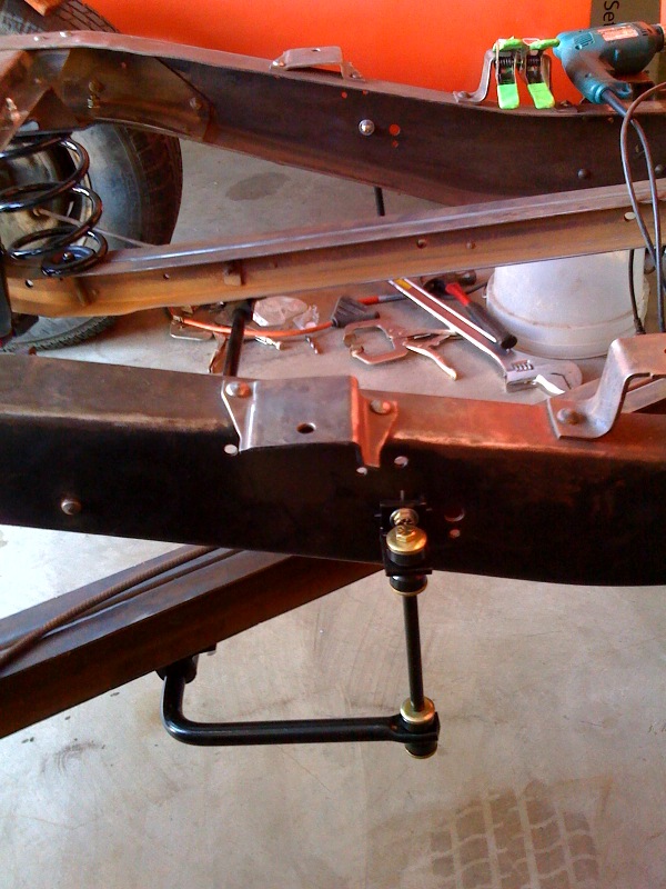 1964 Chevy C10 Rear sway bar and shock relocation brackets