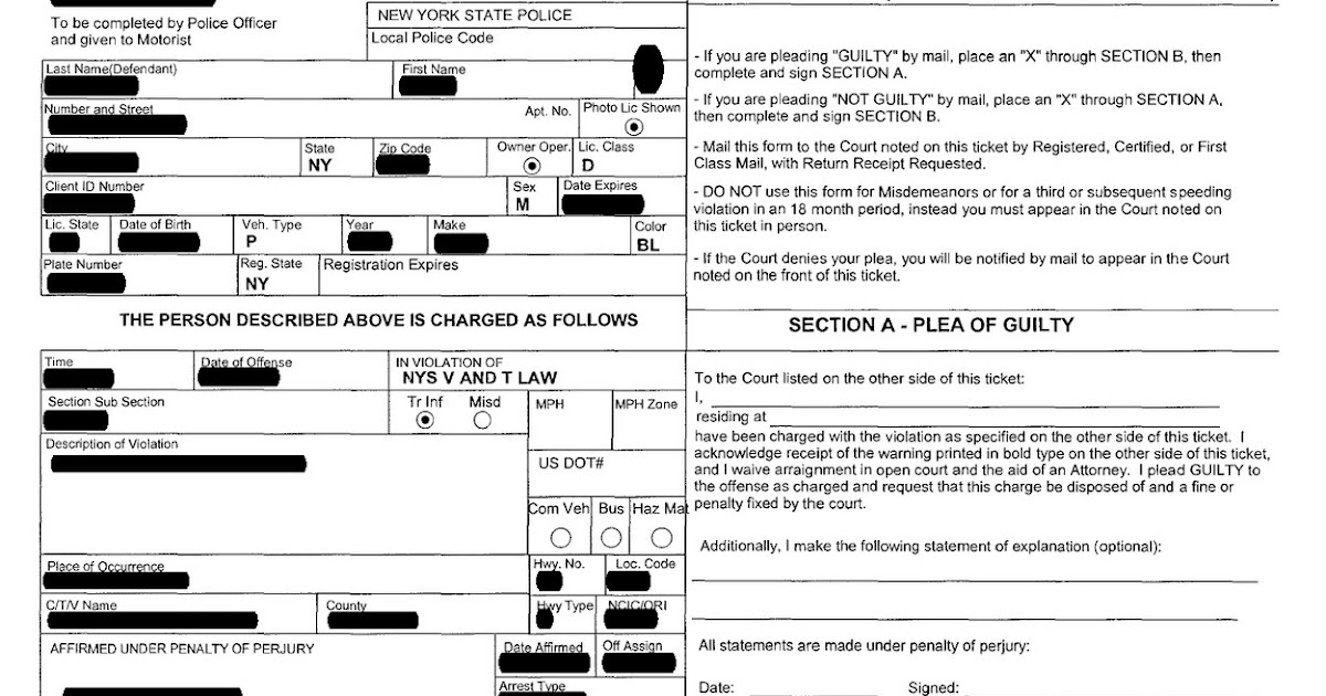Moving Violation A Traffic Ticket Blog Traffic Ticket Annotated