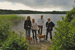 Shiba's, family at the lake
