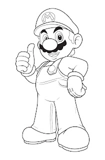 kids coloring pages, mario coloring pages