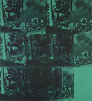 Accident de la voiture verte (1963) de Andy Warhol Green car crash Green Burning Car I Andy Warhol photographies tableaux oeuvres art images prix de vente record plus chers cheres millions classement top liste prix eleves
