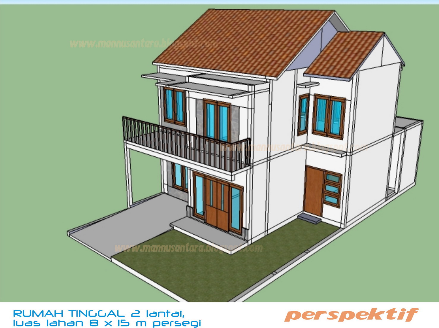 Desain Rumah Tinggal Dua Lantai Di Atas Lahan 8 X 15 Meter Persegi Desain Rumah Tinggal Dua Lantai Di Atas Lahan 8 X 15 Meter Persegi
