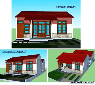Desain Rumah Bertingkat on Indonesia  Rancangan Rumah Tinggal Tidak Bertingkat Hemat Energi