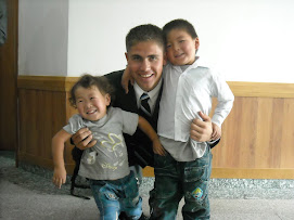 James and Mongolian Children