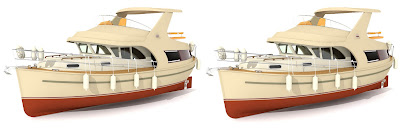jacht Ramona 37: cross View 3D, obrazy 3D