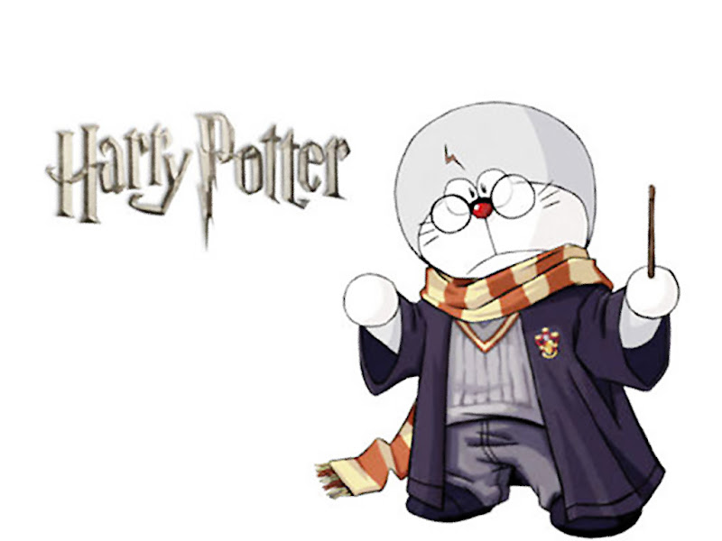 manga wallpaper free. This Funny Doraemon wallpaper with Harry potter Style wallpaper free for 