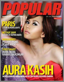 Foto Aura kasih Majalah Popular