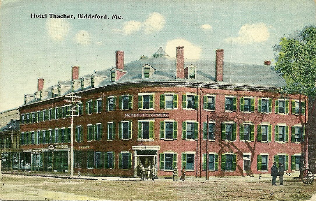Heirlooms Reunited PC of Hotel Thacher, Biddeford, Maine; from Lillie