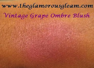 "MAC Vintage Grape Blush Ombre Swatch"