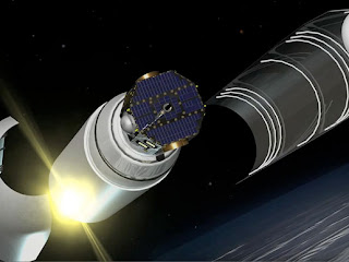 Artist's impression of IBEX's launch and deployment