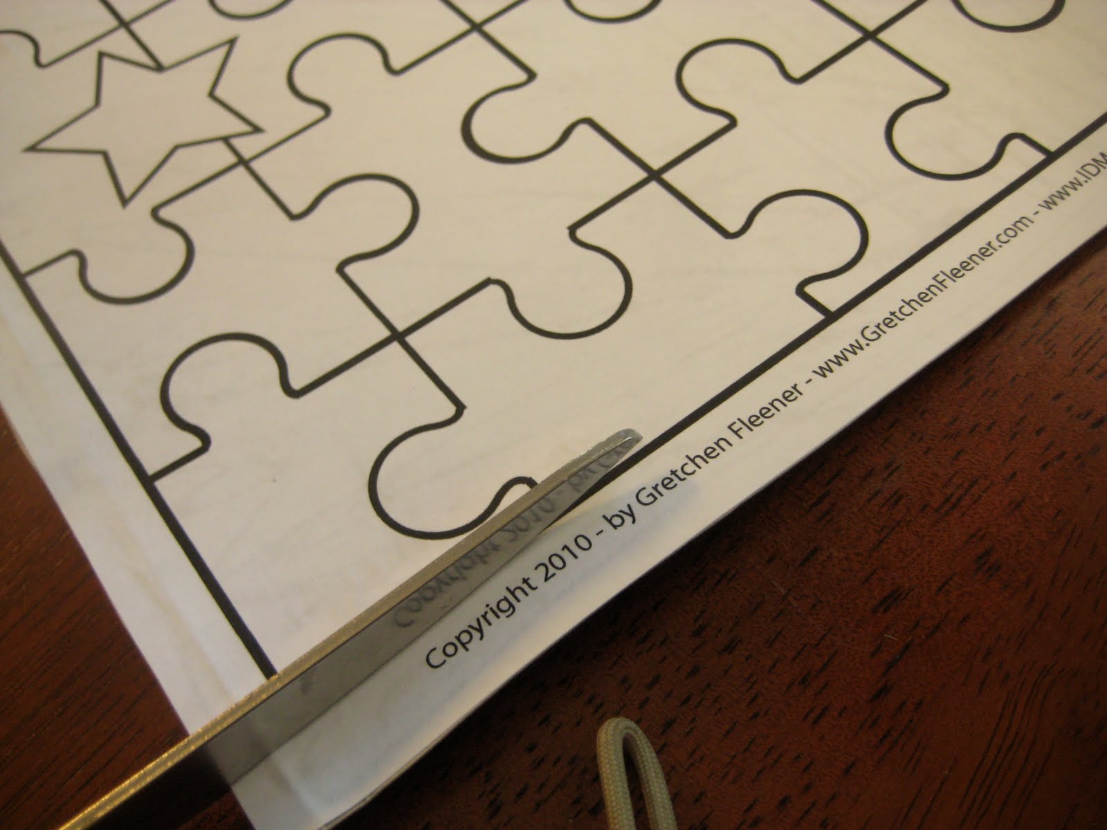 ID Mommy ID Mommy Project DIY Recycled Cereal Box Puzzle