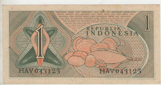 uang kuno, Indonesia,uang, koleksi,Rp, Uang Kuno,koin, mata uang, Seri,kertas, seri, Koleksi, Museum, harga,1 Rupiah Sandang Pangan