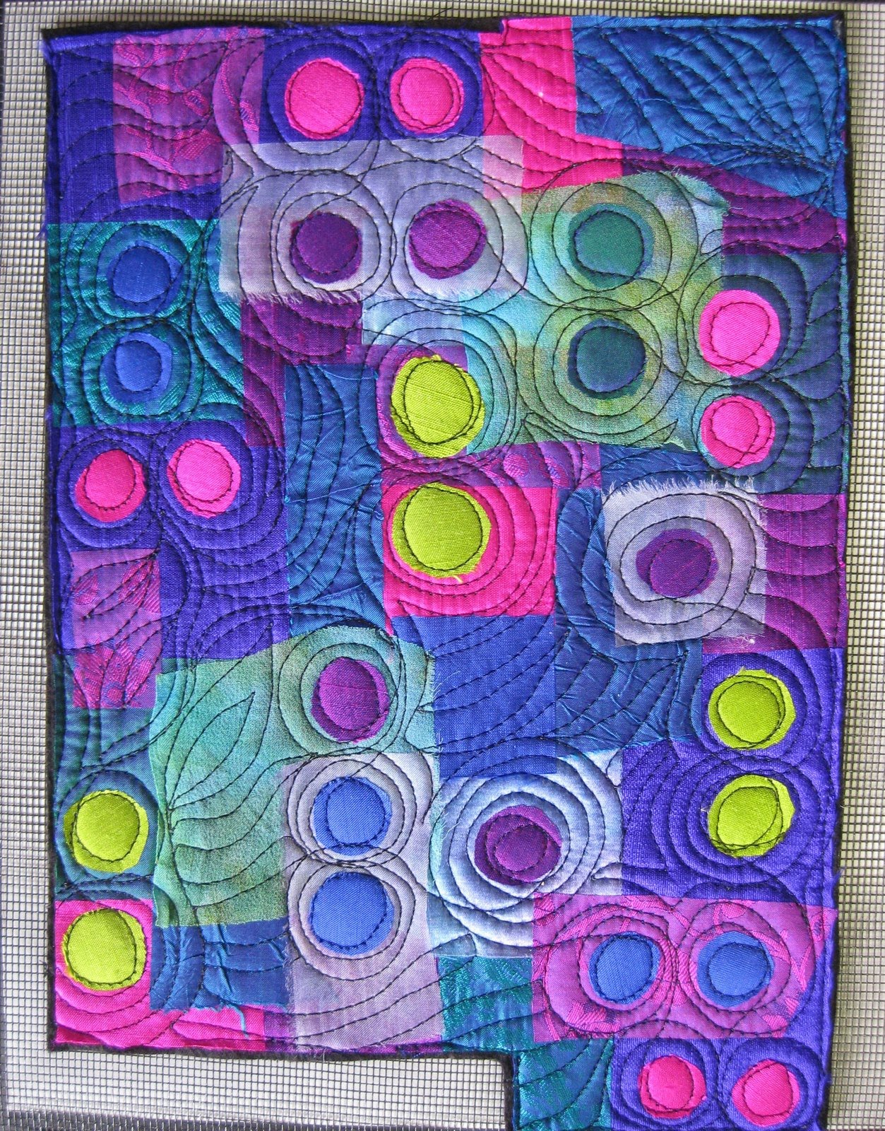 8x10 vibrant silk art quilts