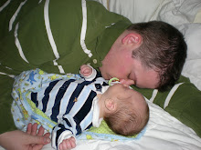 Kaden and Daddy asleep!