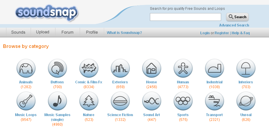 Soundsnap+account