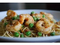 Shrimp Scampi & Pasta with Peas