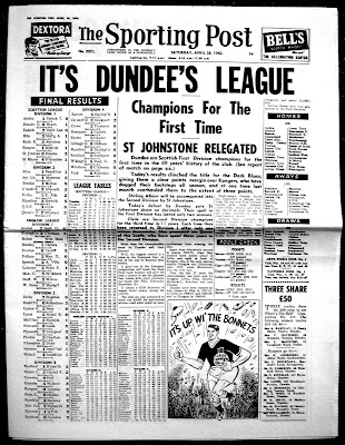 Image result for pictures of st johnstone v dundee 28 april 1962