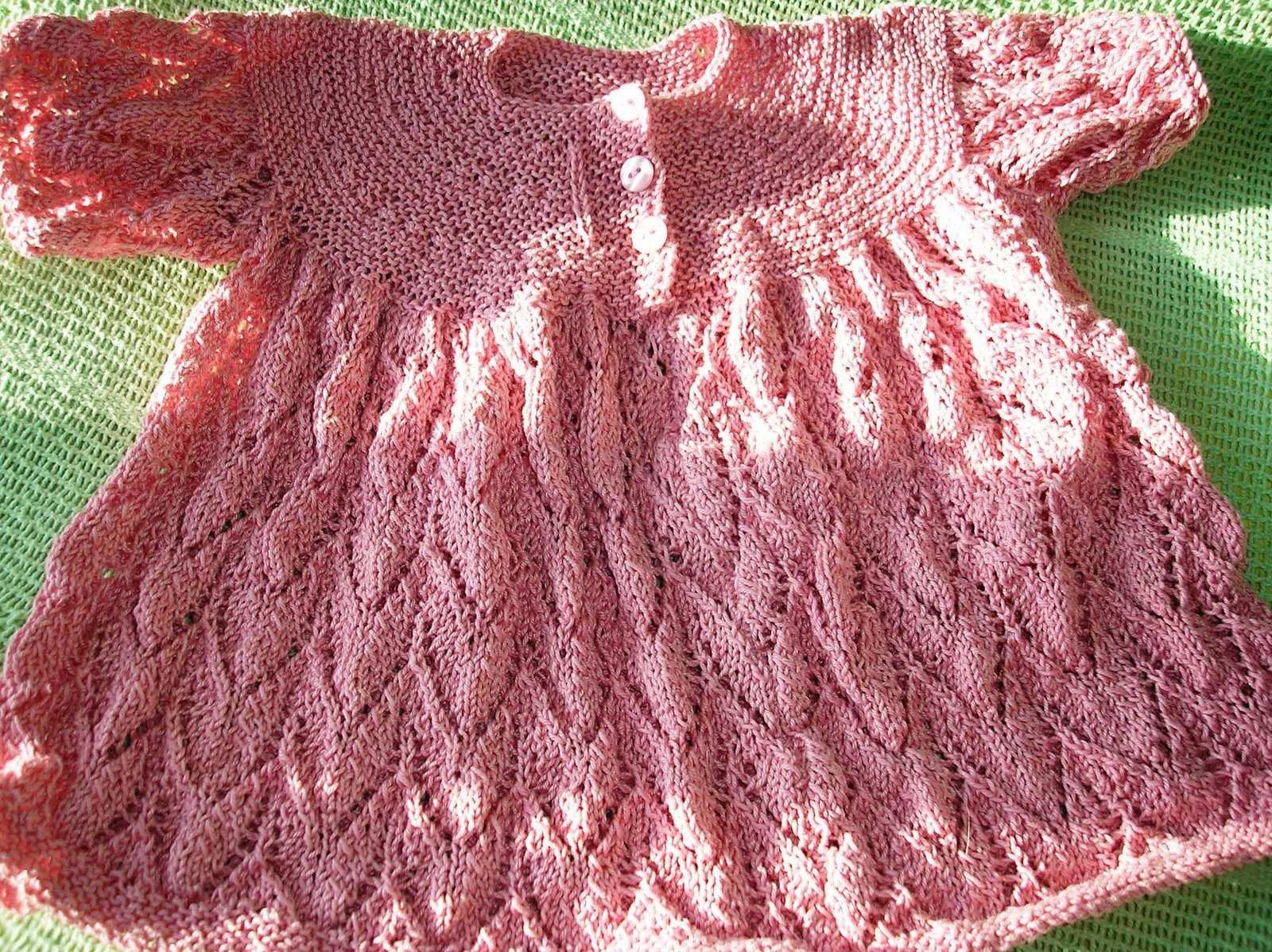 Stitchingstars Pink baby dress