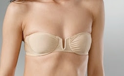 only hearts strapless bra in nude