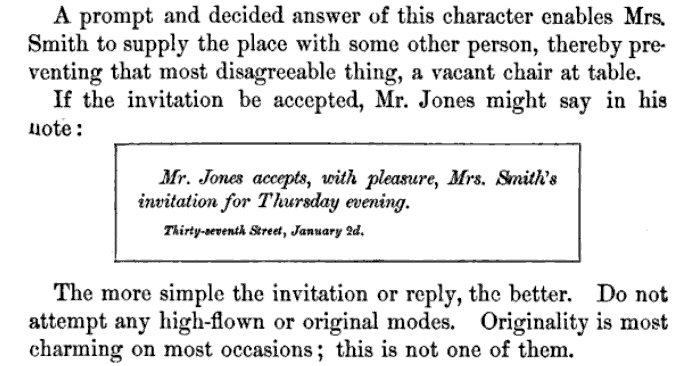 world turnd upside down 1860s dinner invitations how to write a party invitation examples