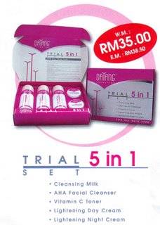 TRIAL 5 IN 1 SET : RM 35.00