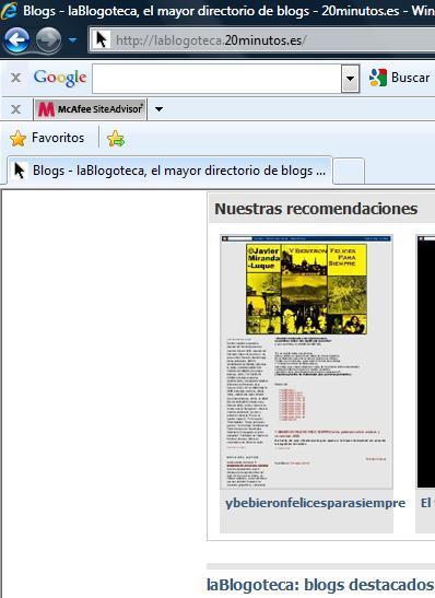 BLOG RECOMENDADO POR 20 MINUTOS.ES