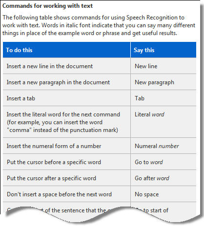 Speech recognition