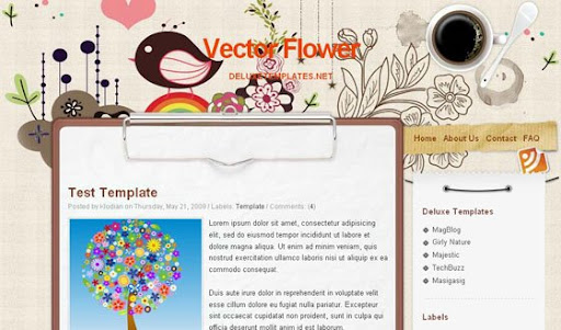 Free blogspot template