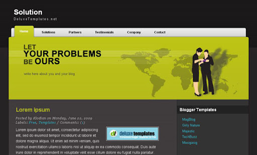 Free blogspot template