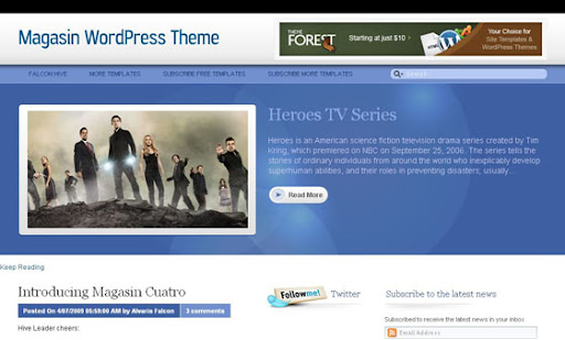 Free blogspot template
