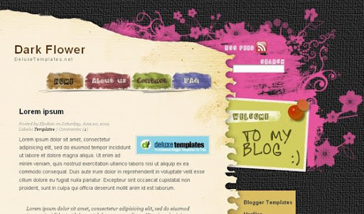Free blogspot template