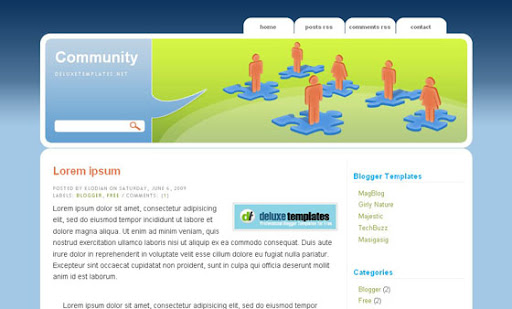Free blogspot template