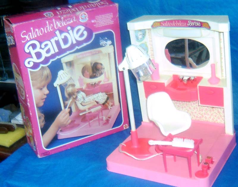 Salão de Beleza da Barbie Anos 1980, Brinquedo Estrela Usado 75004041