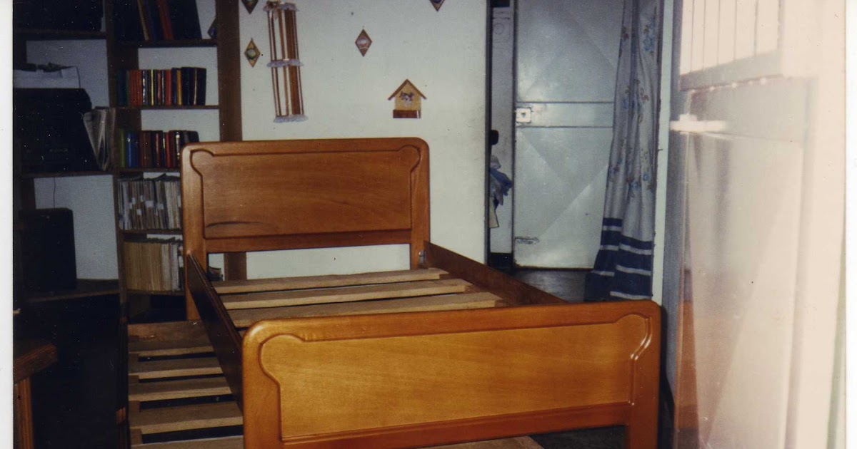 Mis trabajos en madera: Cama individual duplex en cedro natural