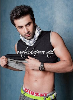 Shirtless Bollywood Men: Ranbir Kapoor