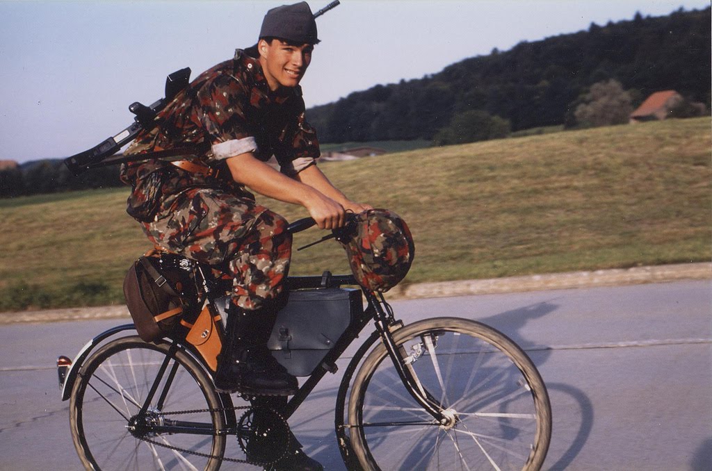 Four Bees Swiss Military Bike Bags In Use