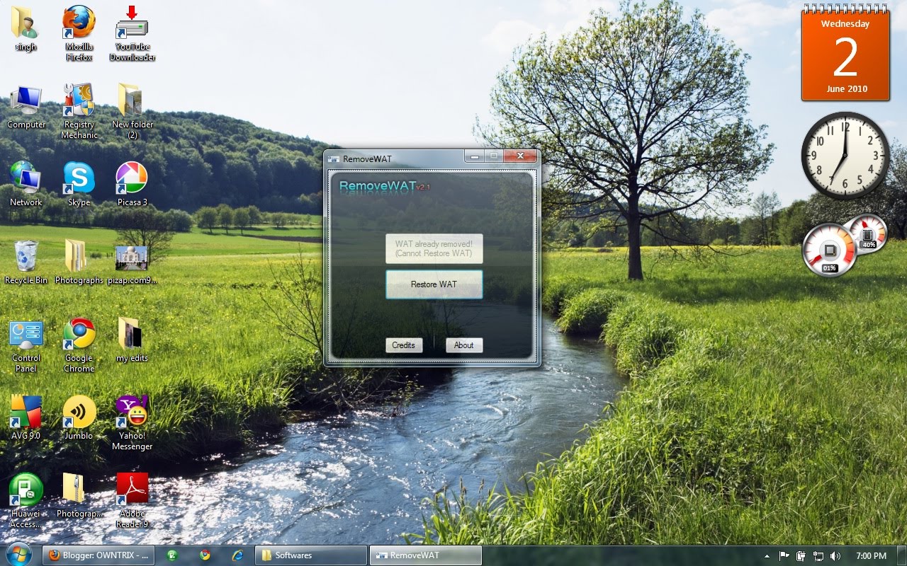 Make your Windows 7 Genuine