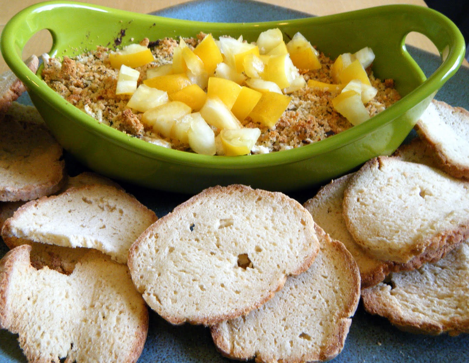 The Celiac Vegan Eggplant Spinach Artichoke Dip