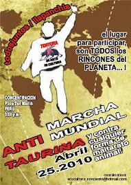 MARCHA MUNDIAL ANTI-TAURINA